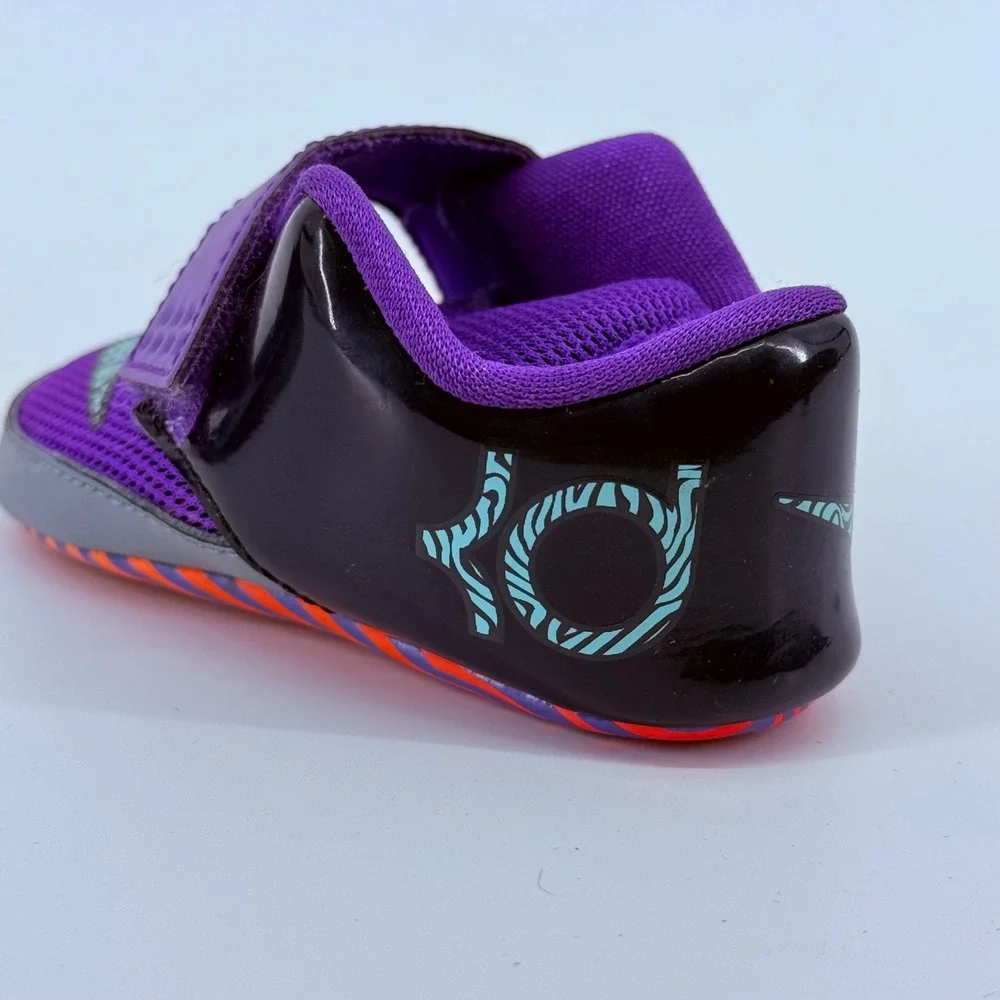 Nike KD 7 Toddler Crib Shoes Cave Purple Hyper Grape 669954-500 Kids 3C